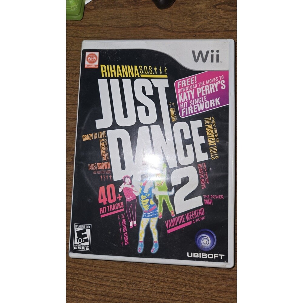 Ubisoft Just Dance 2 Nintendo Wii,2010 Tested & complete W/ Instruction Booklet